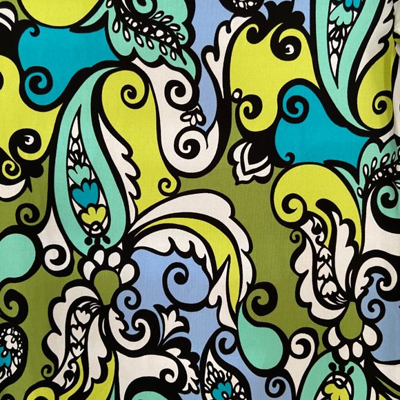 Colorful TUNIC TOP Soft Stretchy Knit Fabric Straight Neckline - Picture 2 of 7